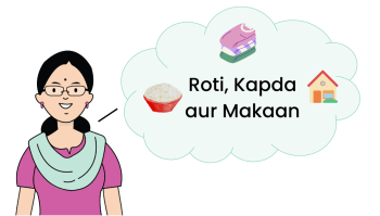  Hi, I am Rekha.    Roti, Kapda aur Makaan.  These are our three basic necessities.  Food and clothing are relatively more affordable but a home can cost us several years of income. 